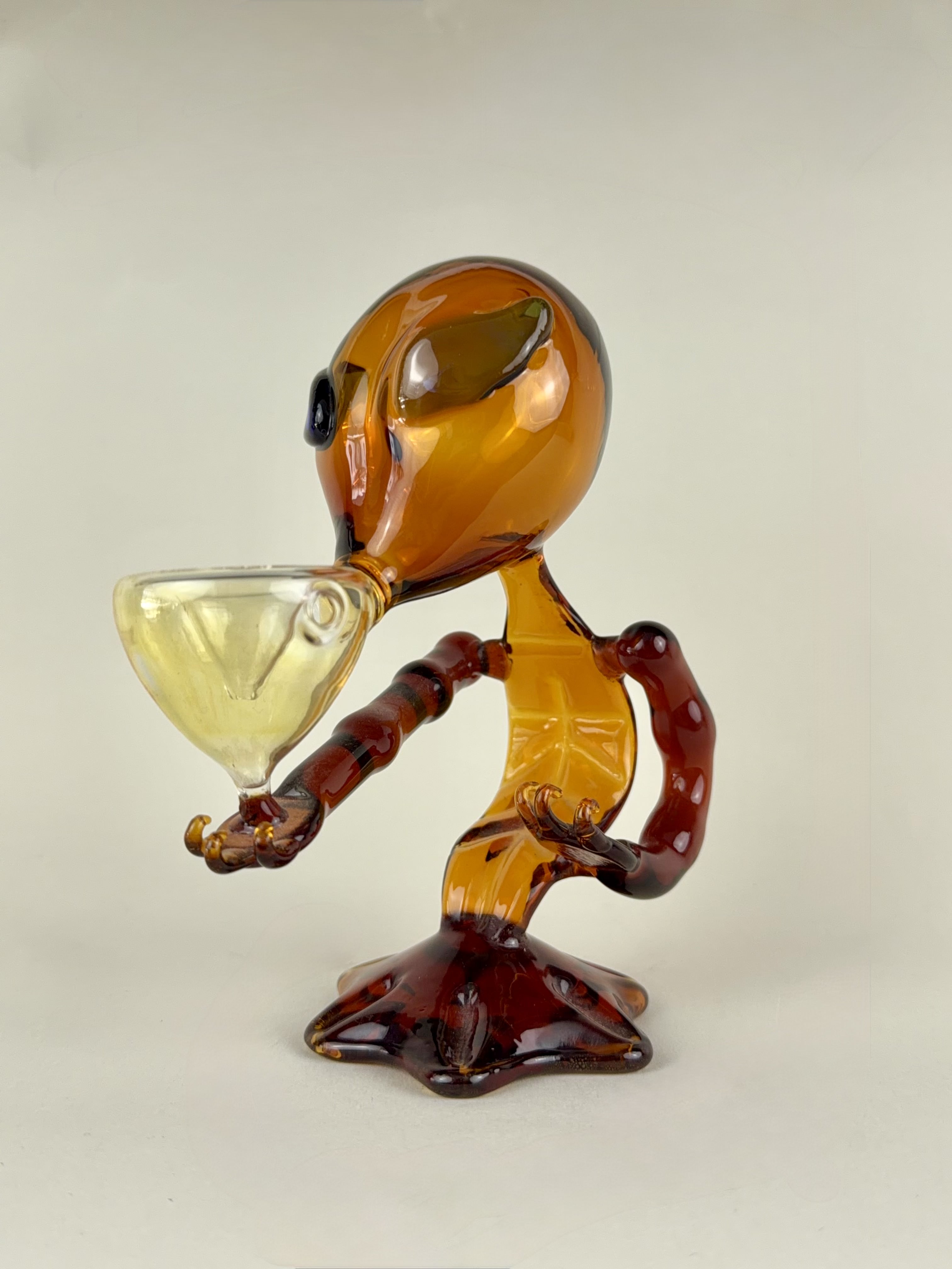 Alien Figure Glass Pipe