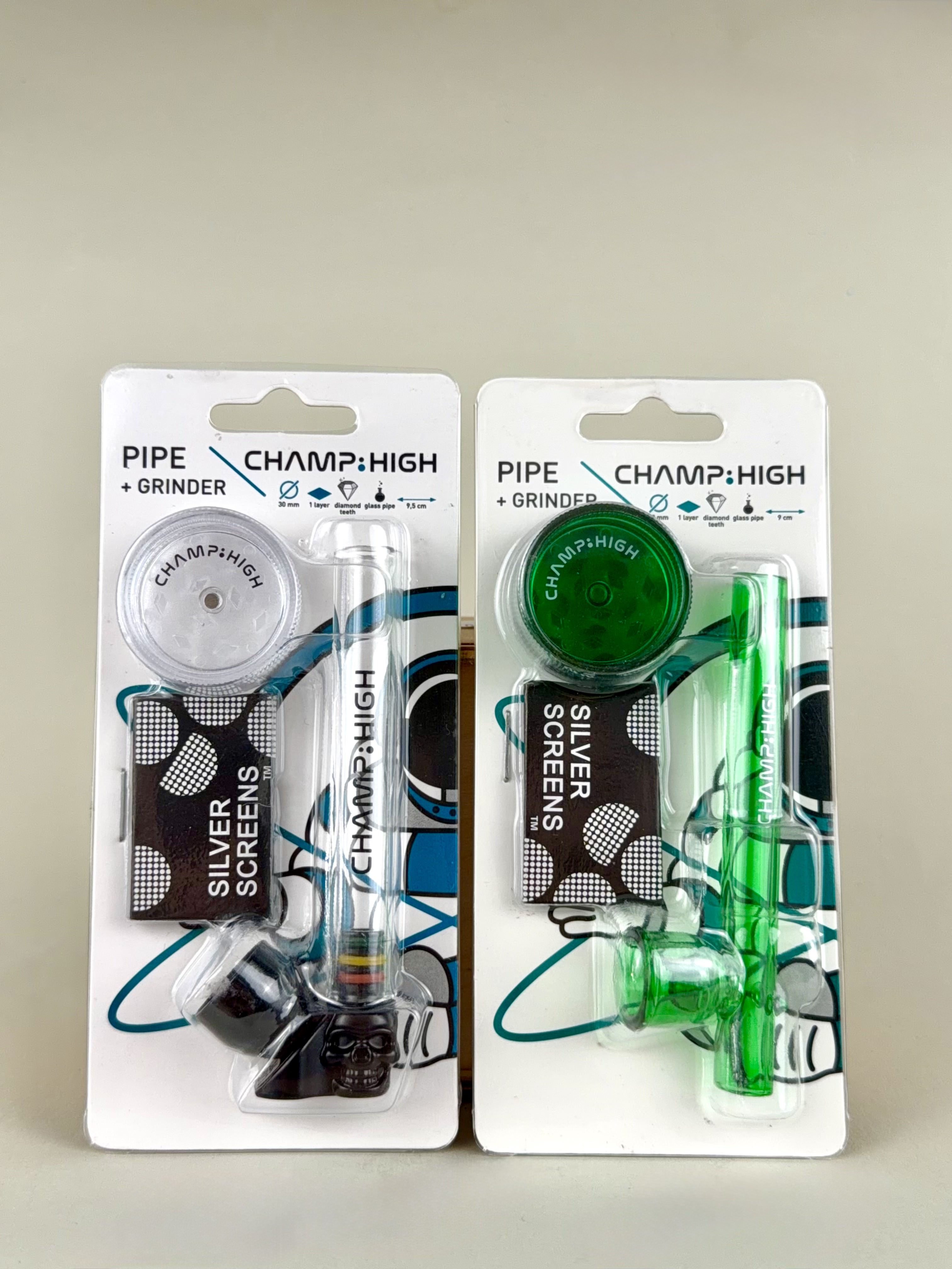 Champ High Pipe + Grinder Kit