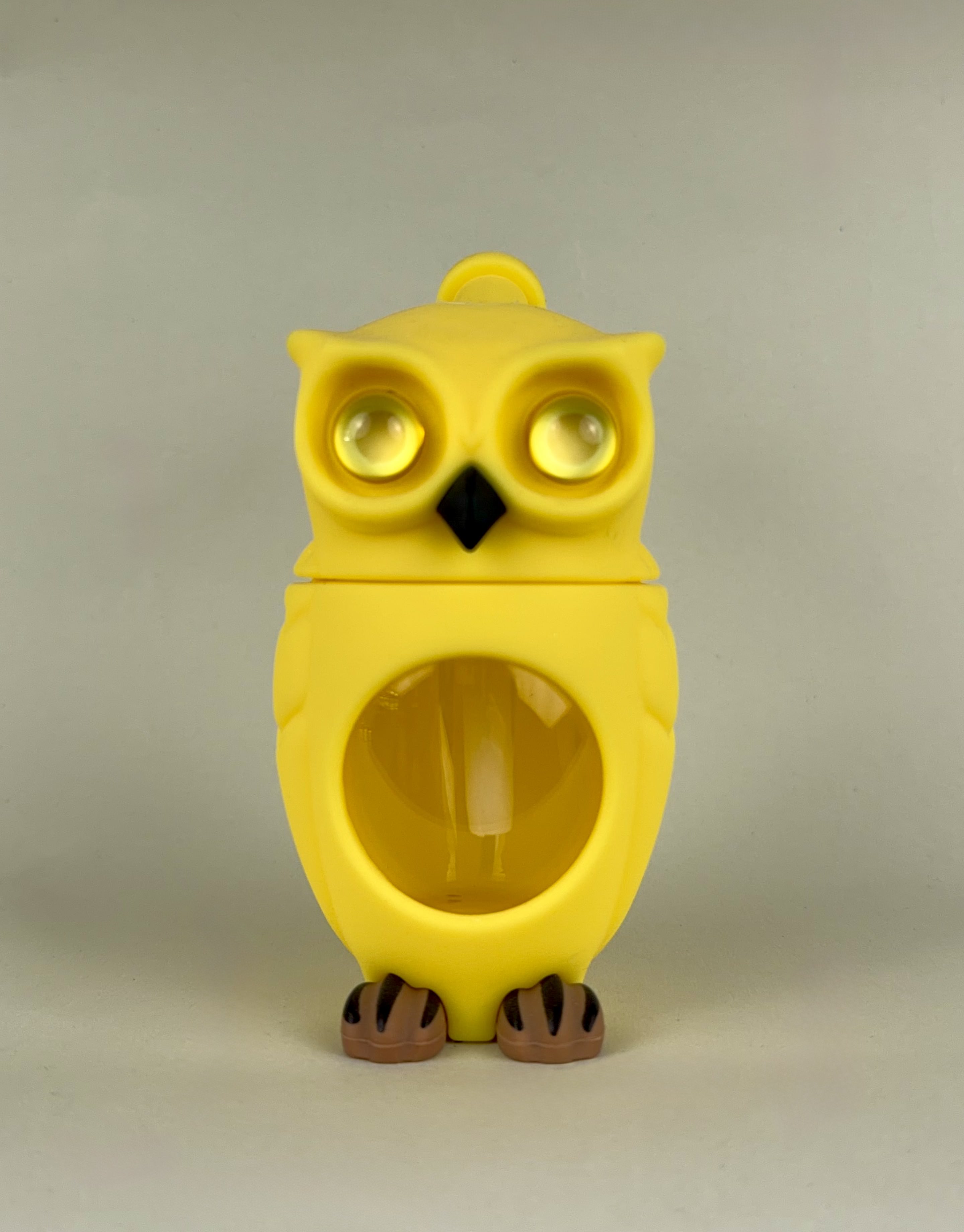 Owl Bong — Silicone Shell & Glass Tube