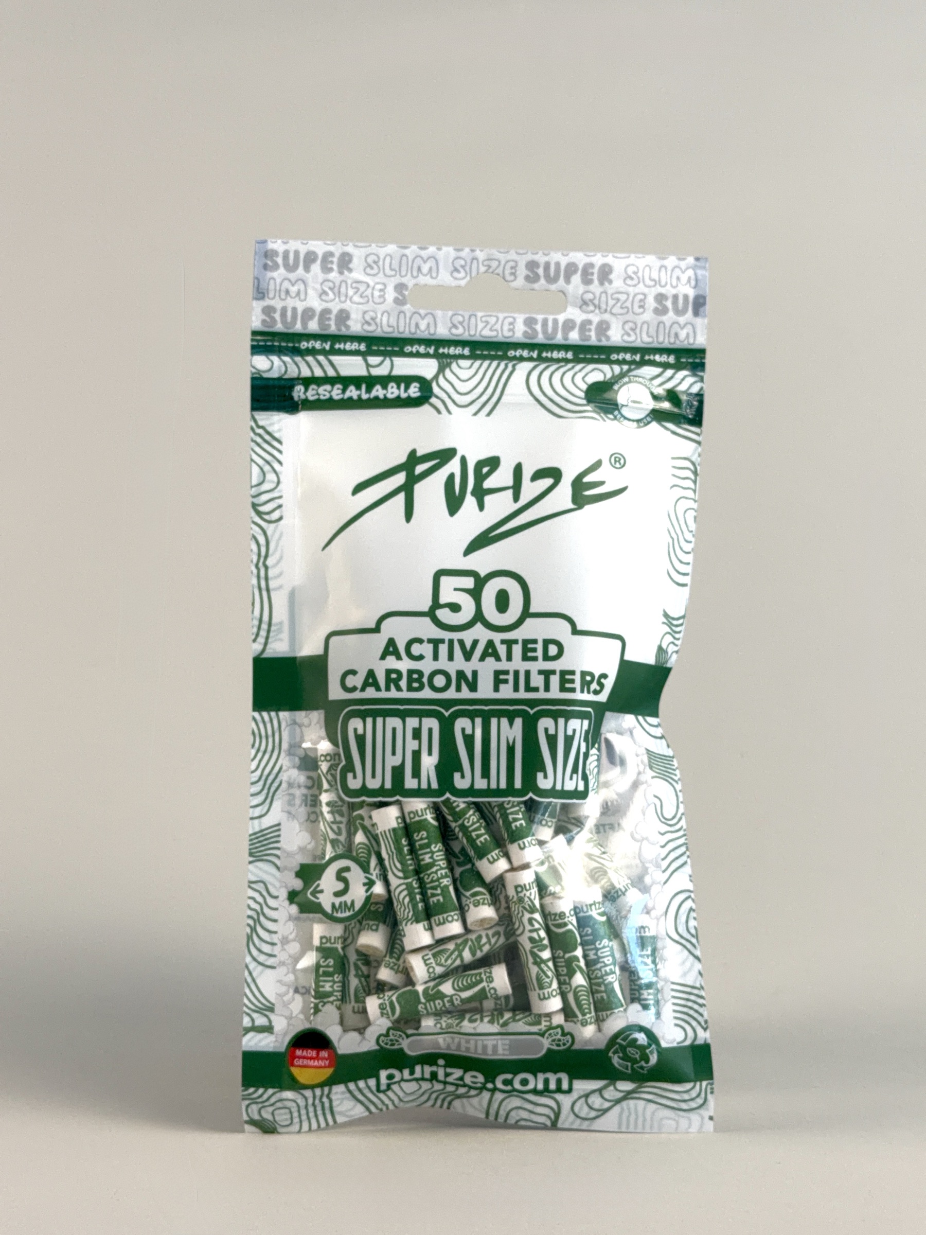 Purize Super Slim Activated Carbon Filters (50)